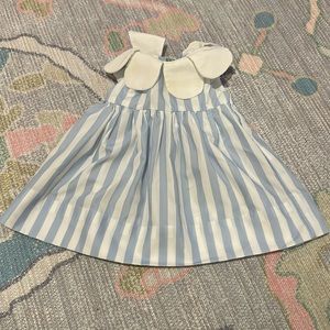 Cecil & Lou Striped Tulip Neck Dress